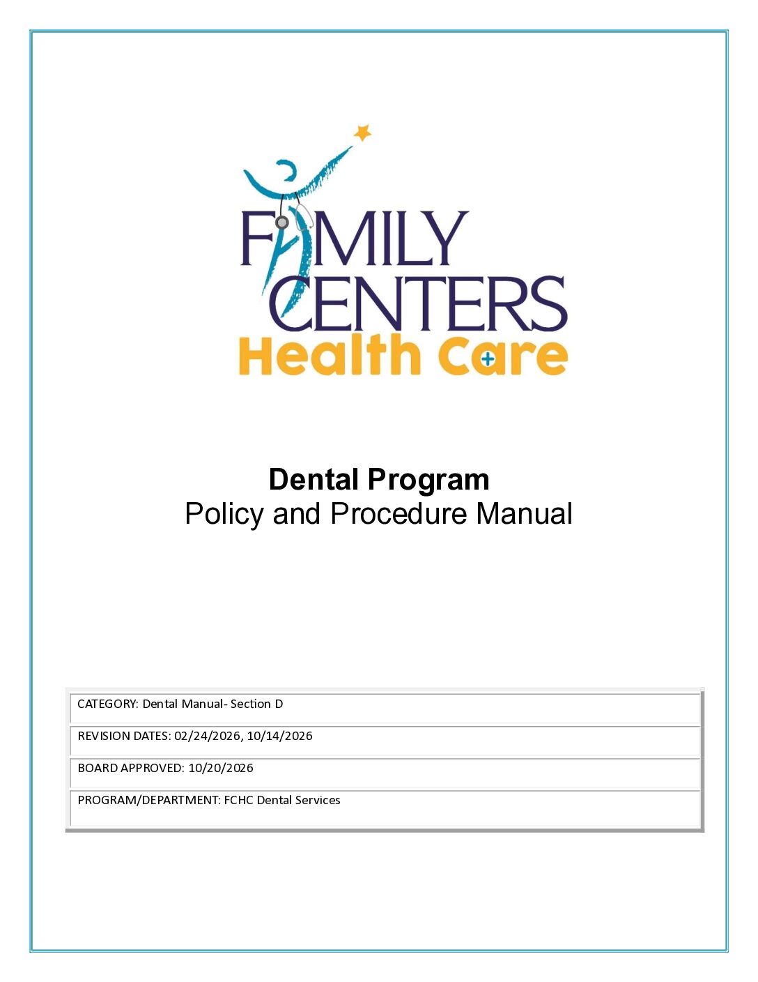 10.2026 Dental Policy & Procedure Section D (1)