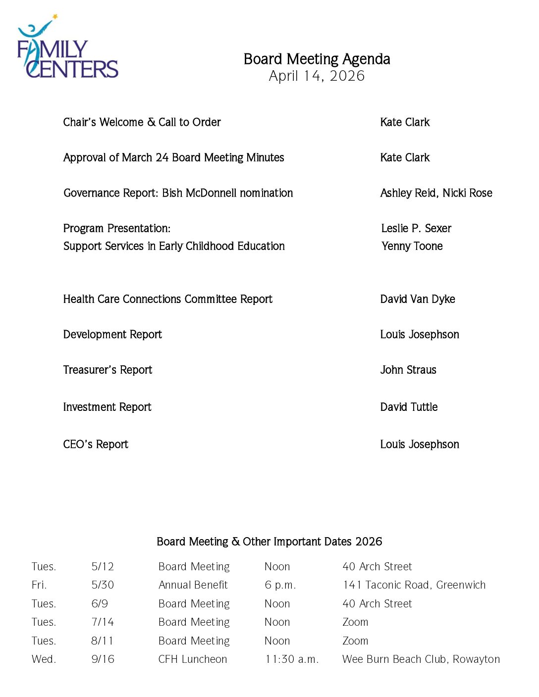 1. Board Meeting Agenda 4.14.26