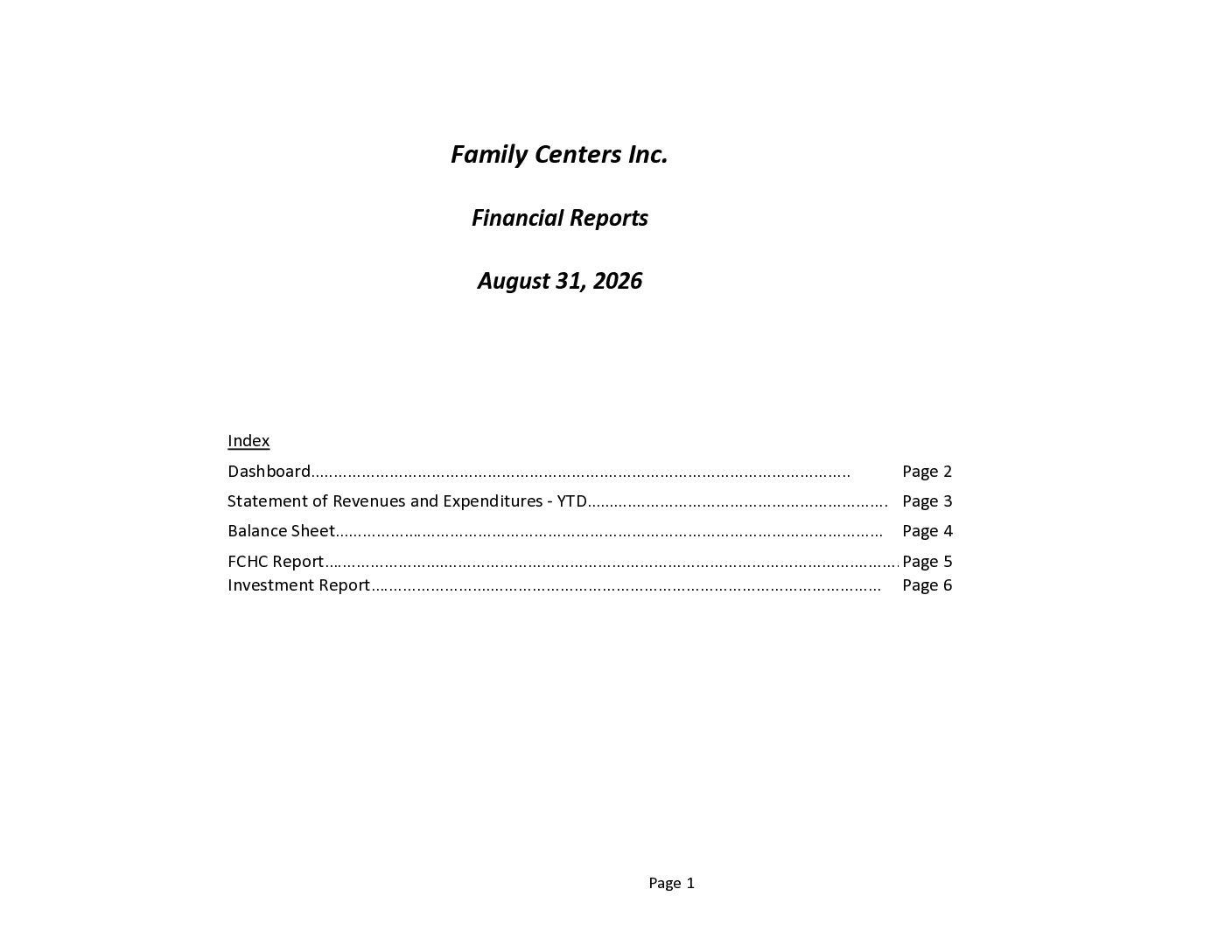 5. Family Centers Financial Statements_August 2026