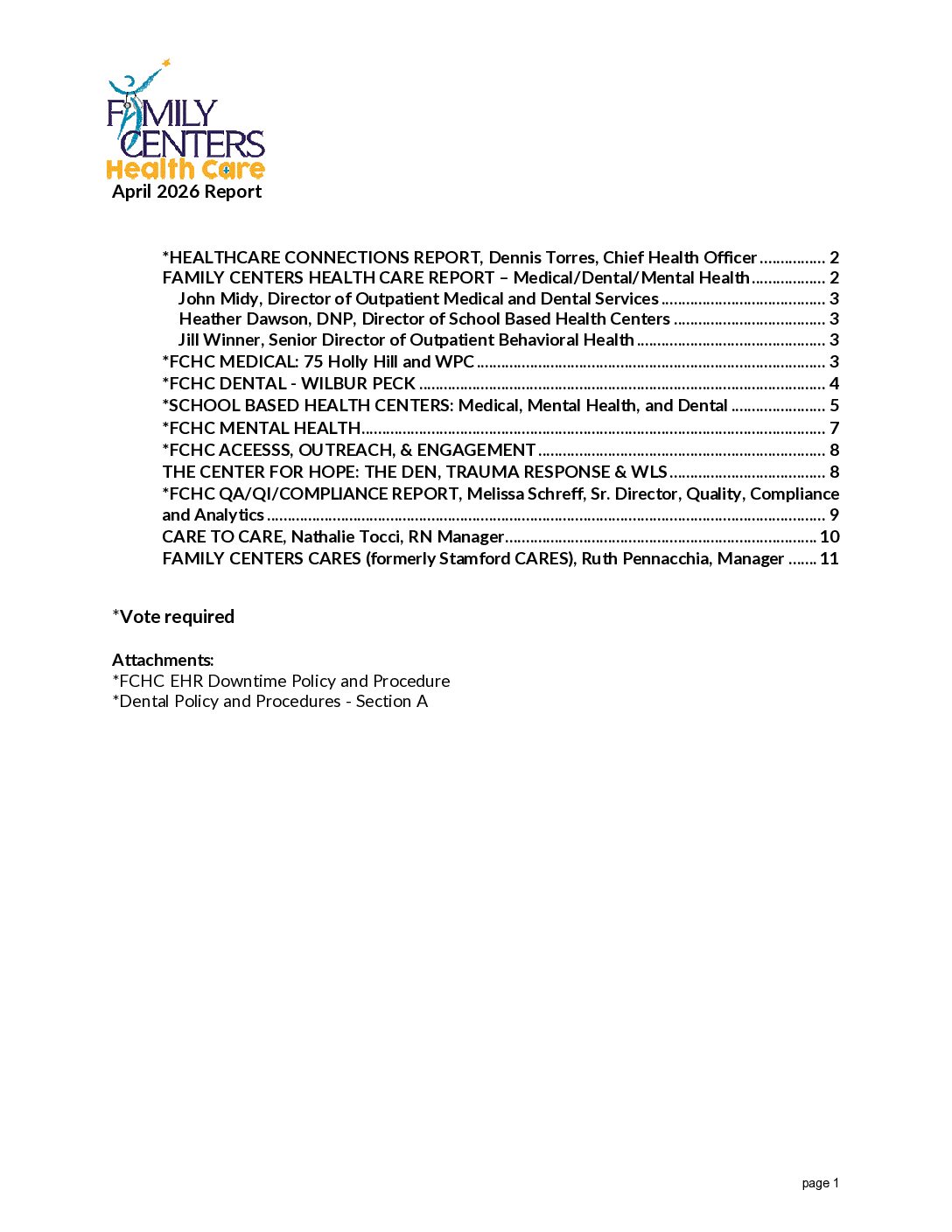 3. HCC Board Report April 2026
