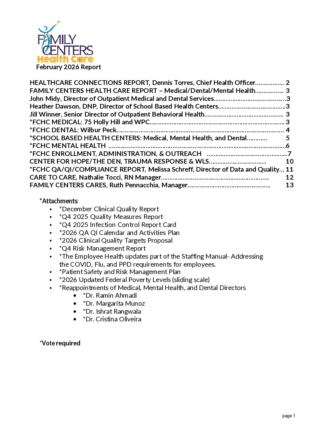 3. HCC Board Report February 2026