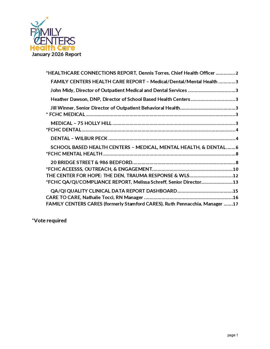 3. HCC Board Report January 2026