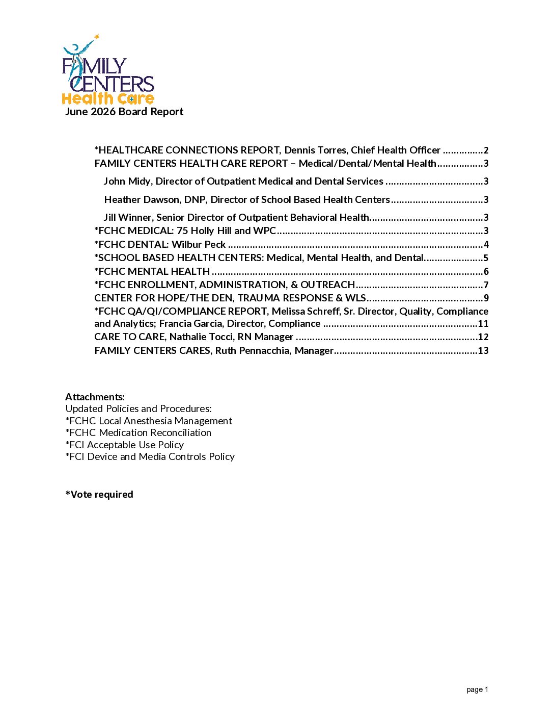3. HCC Board Report June 2026