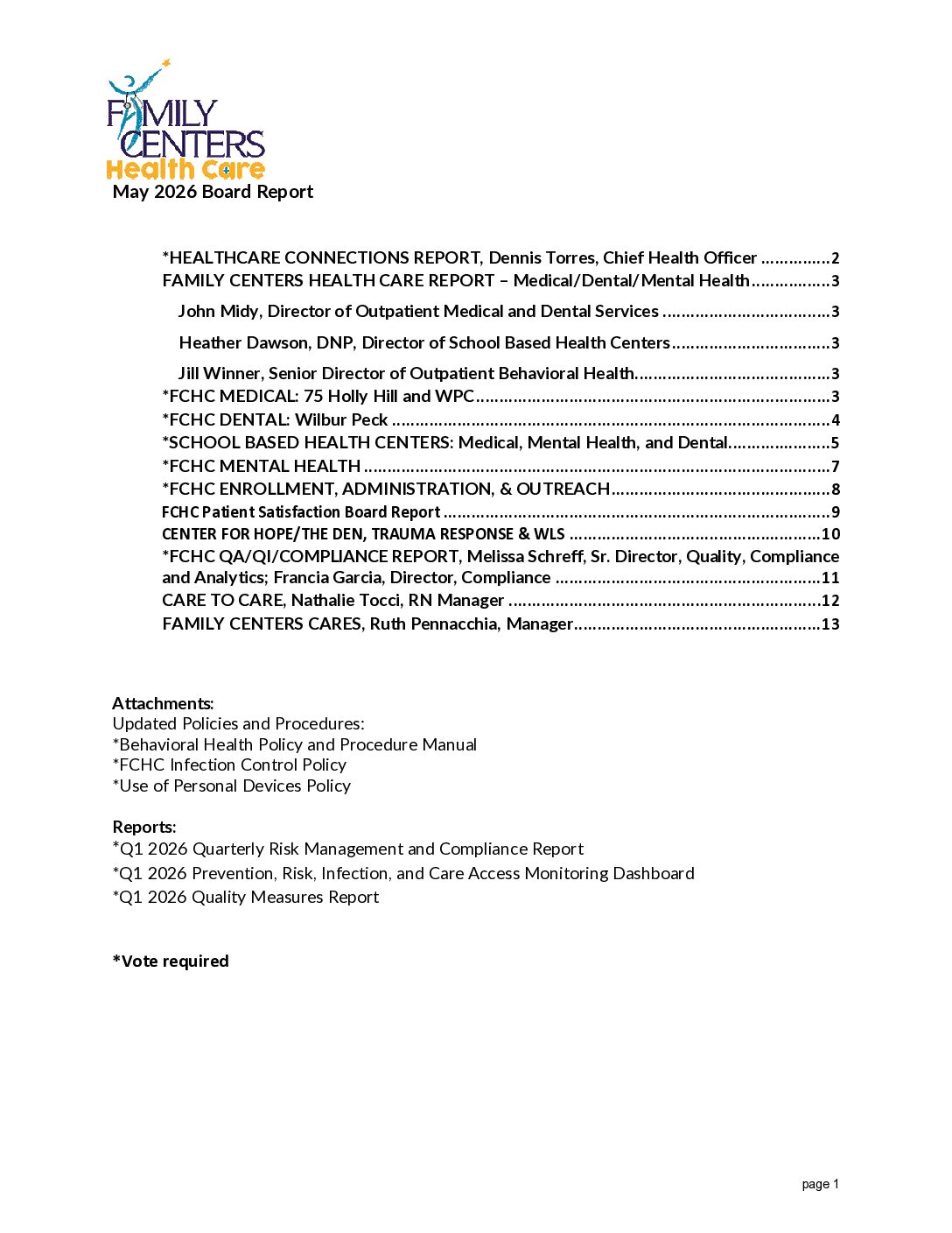 3. HCC Board Report May 2026