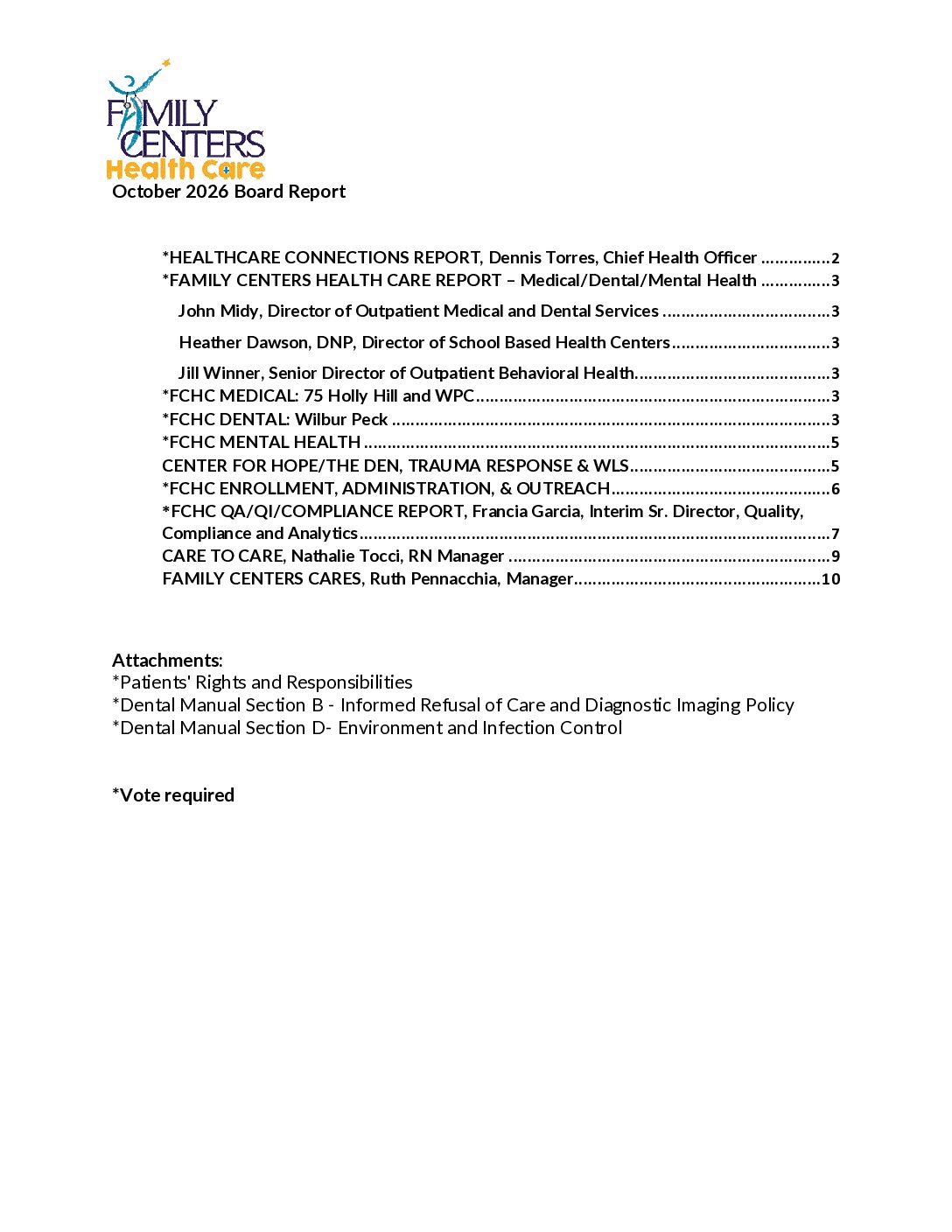 3. HCC Board Report October 2026
